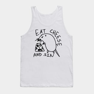 Eat Cheese and Sin Tank Top